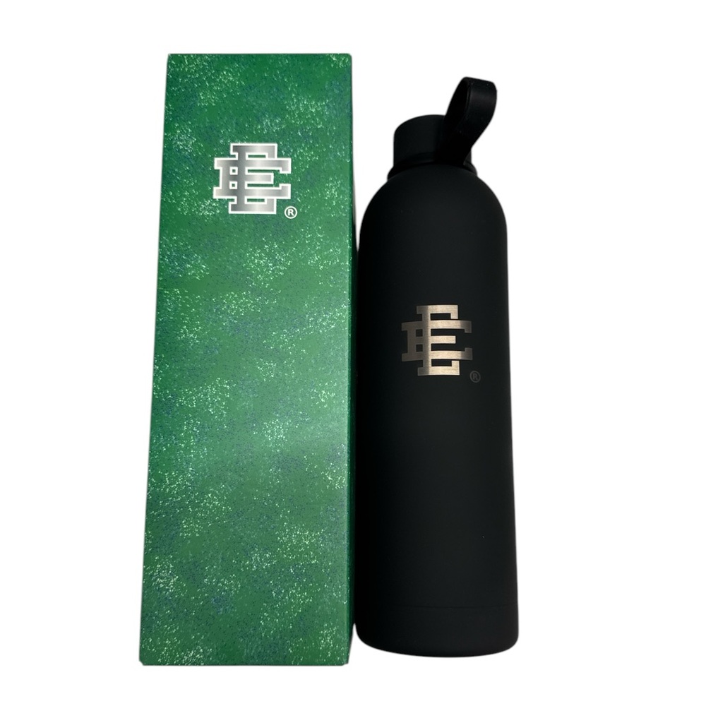 Eric Emanuel BLACK Insulated STAINLESS STEEL Water Bottle